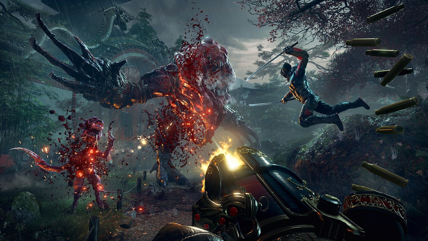 Shadow Warrior 2Die Grafik macht im Vergleich zum Vorgänger einen deutlichen Sprung nach vorne.