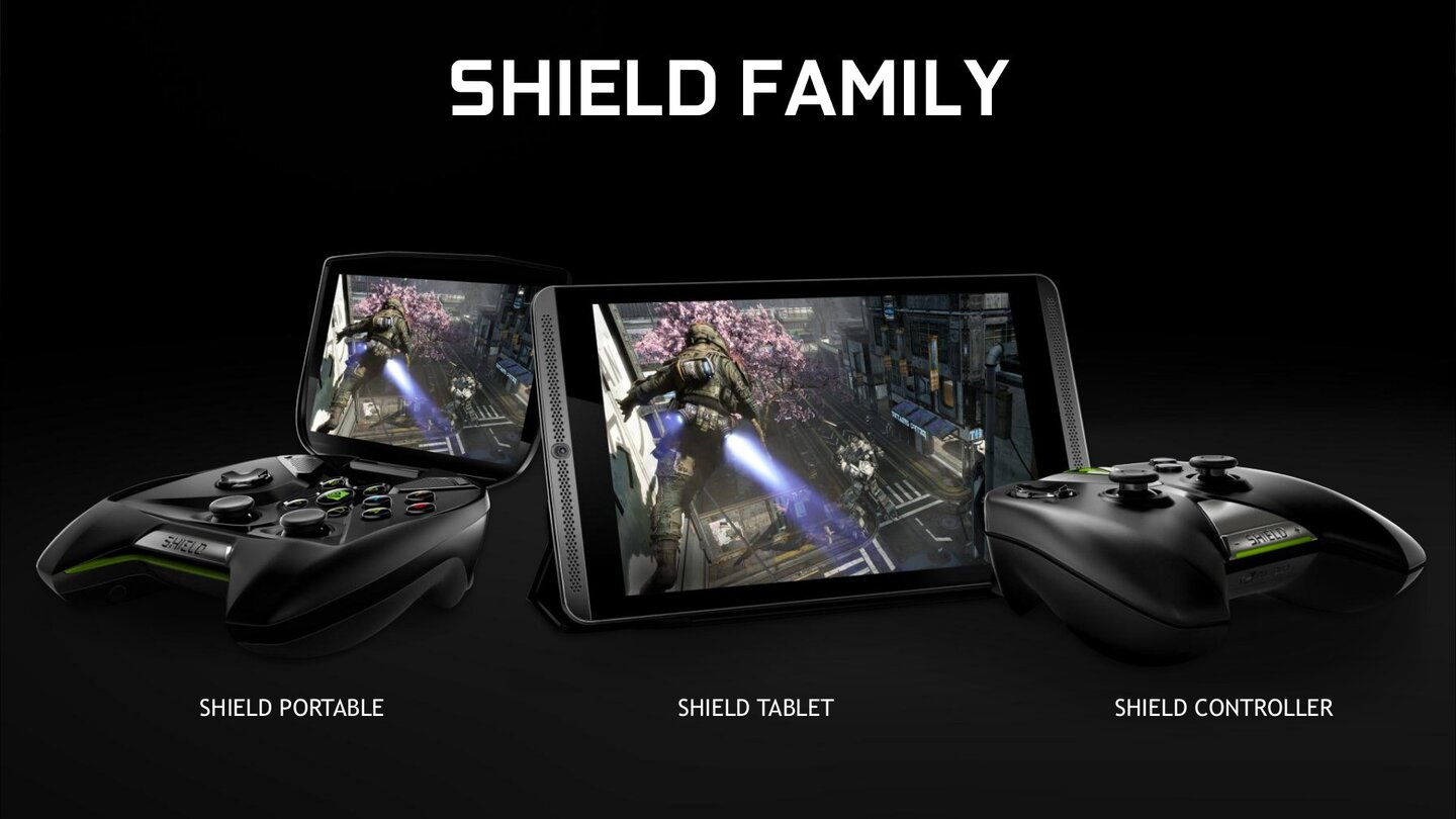 Shield Tablet und Controller - Präsentation