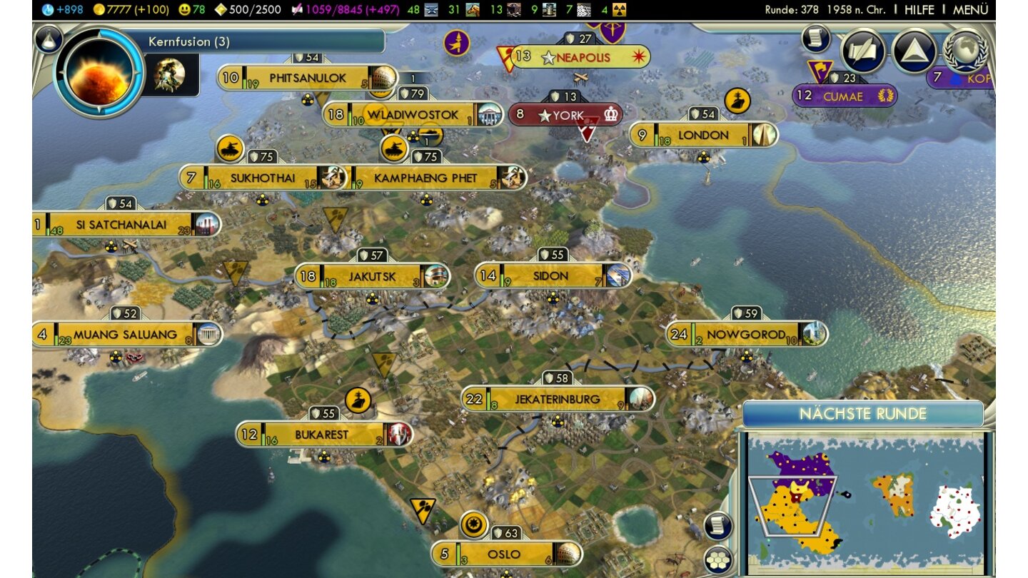 Sid Meier's Civilization 5Screenshots aus der Testversion für PC.