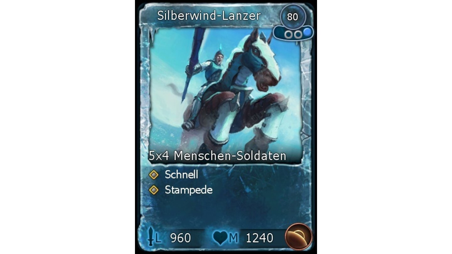 Battleforge - Frost-Deck: Silberwind-Lanzer
