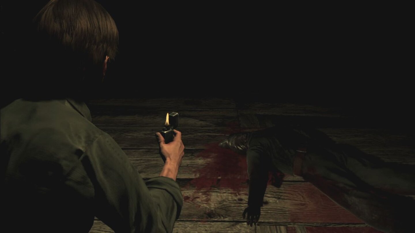 Silent Hill: DownpourDas Feuerzeug bringt Licht ins Dunkel, wenn auch nicht sonderlich viel.