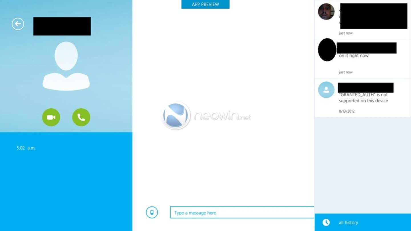 Skype für Windows 8