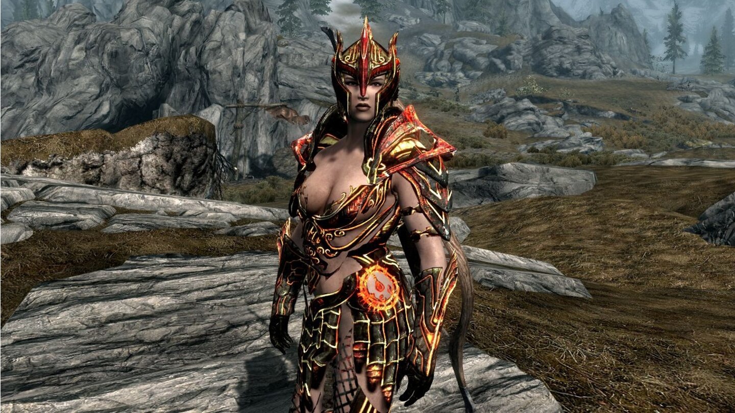 Skyrim Mod – Sexy Glass Armor of Hell