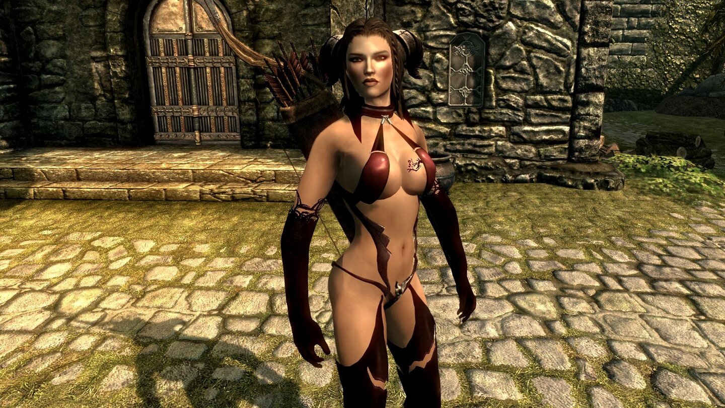 The Elder Scrolls 5: Skyrim Mods - Dark Lilith Sexy Succubus Armor
