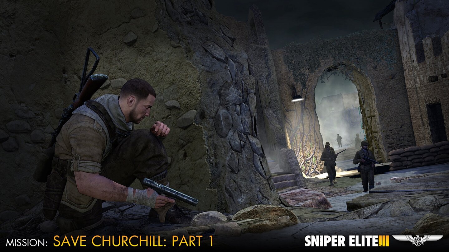 Sniper Elite 3 - Screenshots aus dem Save-Churchill-DLC