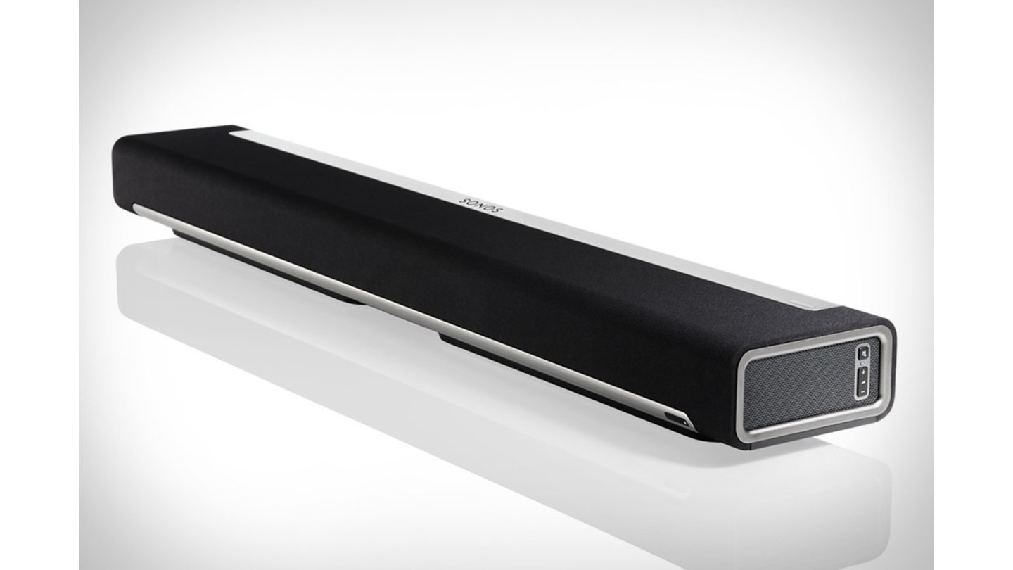 Die Sonos Playbar lässt sich einzeln als Stereosystem sowie kombiniert mit Subwoofer und Rear-Speaker als 5.1-Set nutzen.