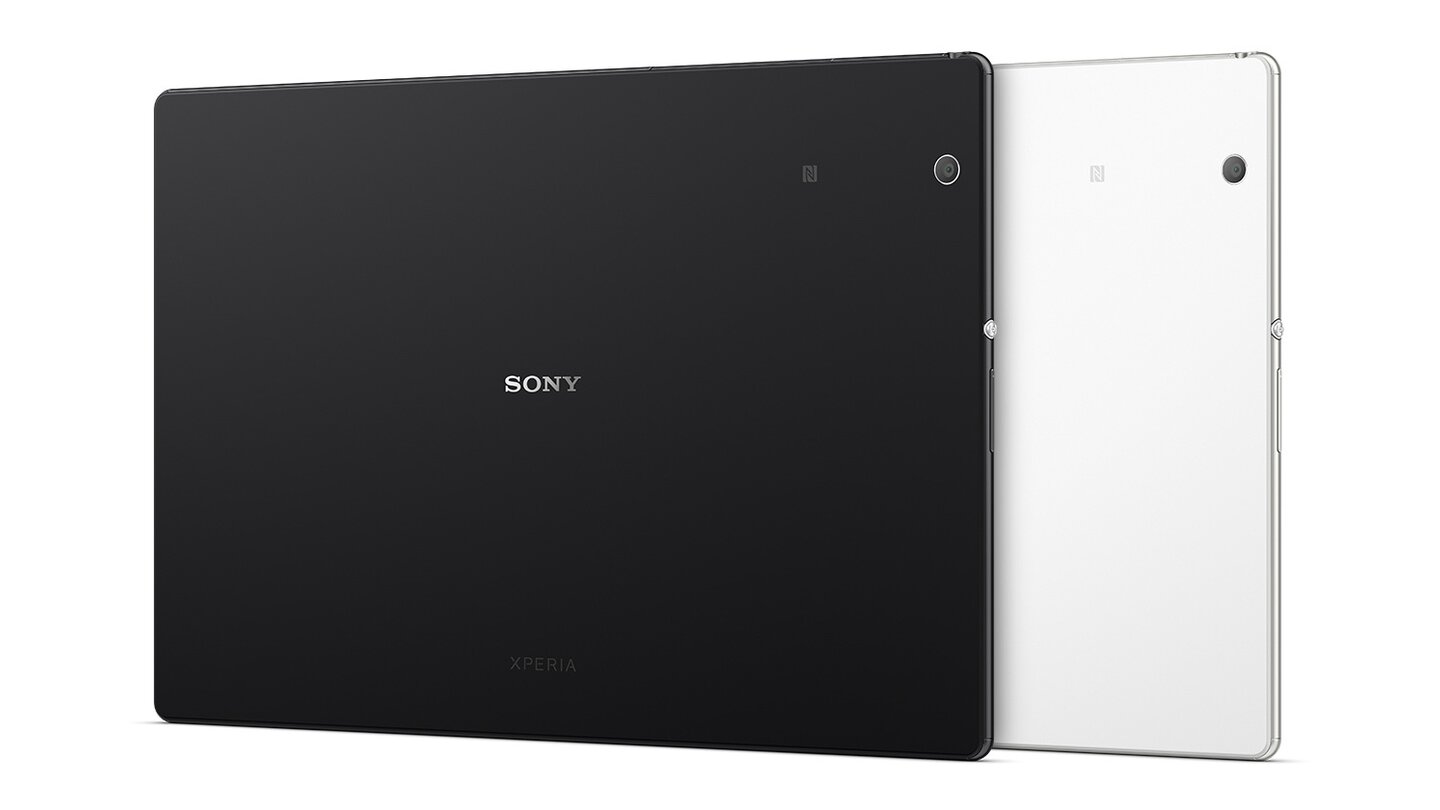Sony Xperia Tablet Z4 - Die Rückseite ist schlicht aber griffig
