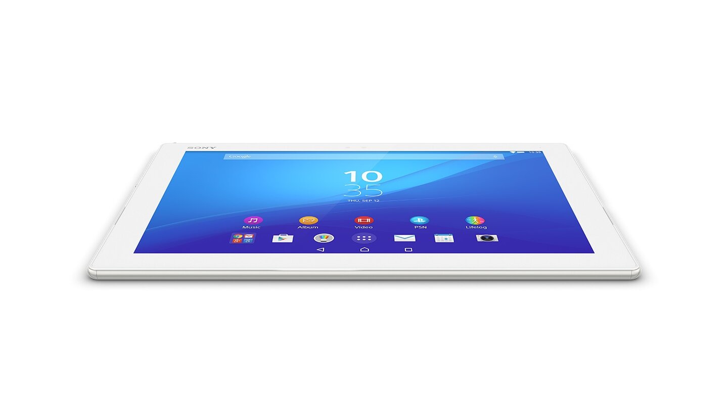 Sony Xperia Tablet Z4 - Trotz der flachen Bauweise stimmt die Akkulaufzeit