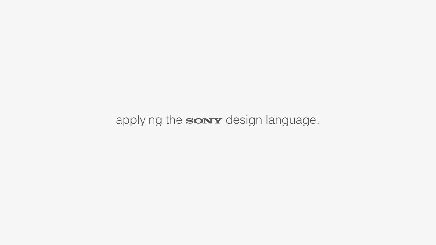 Sony XTRUD Design