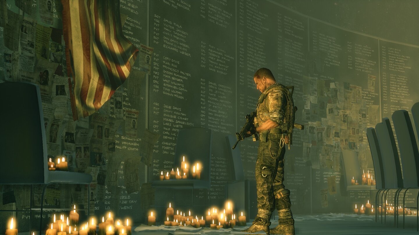 Spec Ops: The LineDas 33. Bataillon gedenkt seiner Toten.