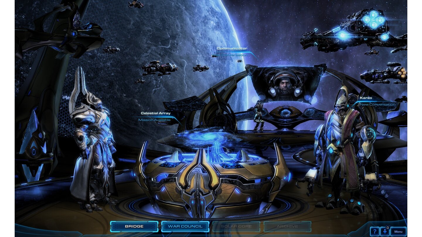 Starcraft 2: Legacy of the VoidArtanis führt die Protoss in ihrem Kampf ums Überleben, Legacy of the Void soll aber auch ein würdiges Finale für die Handlungsstränge von Jim Raynor und Kerrigan bieten.