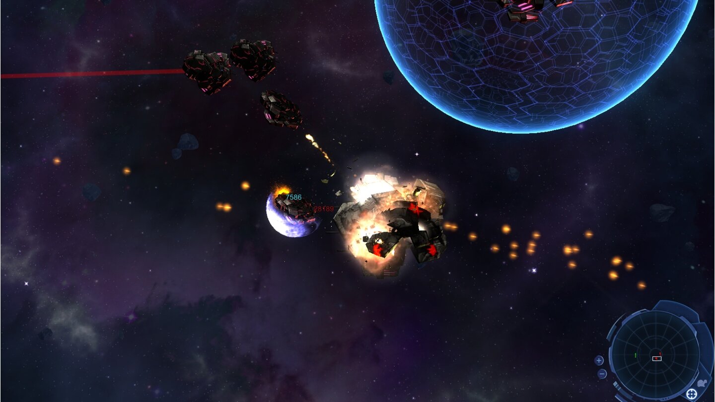 StarDrive 2Die »Meister« sollen geheimnisvolle Erzfeinde sein, verglühen im konzentrierten Artilleriefeuer aber ruckzuck.