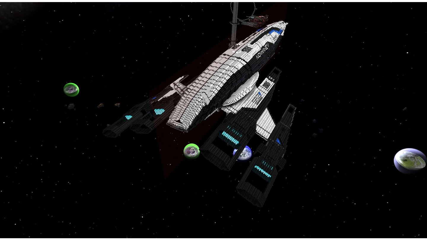 StarMade - Spieler-RaumschiffeNormandy (von Hacrourt_Mudd) - http://star-made.org/node/16469