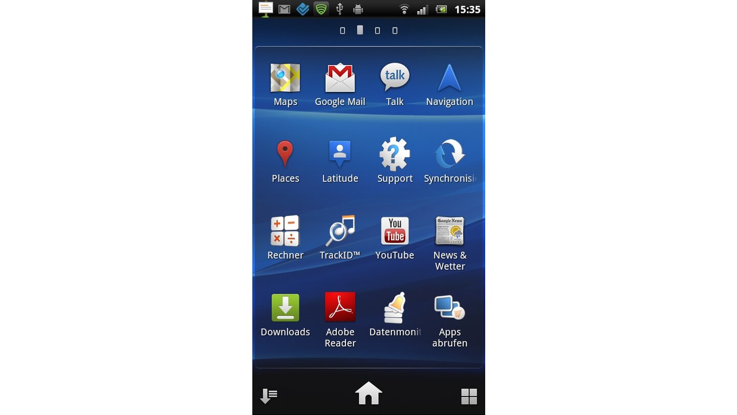 Android-UI: Sony Ericsson