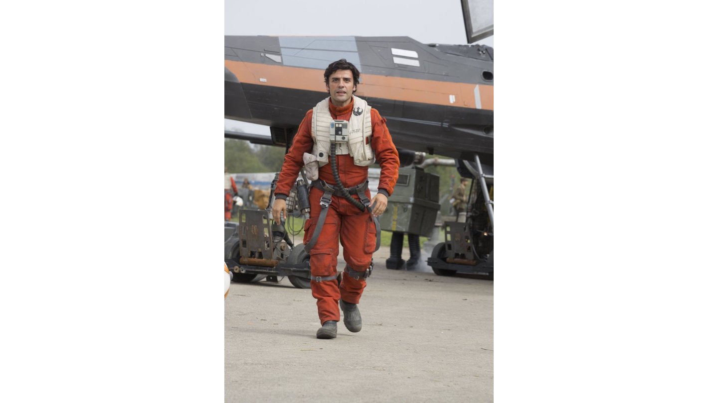 Star Wars: Episode 7Oscar Isaac gehört als X-Wing Pilot Poe Dameron zu den besten Piloten der Galaxie.