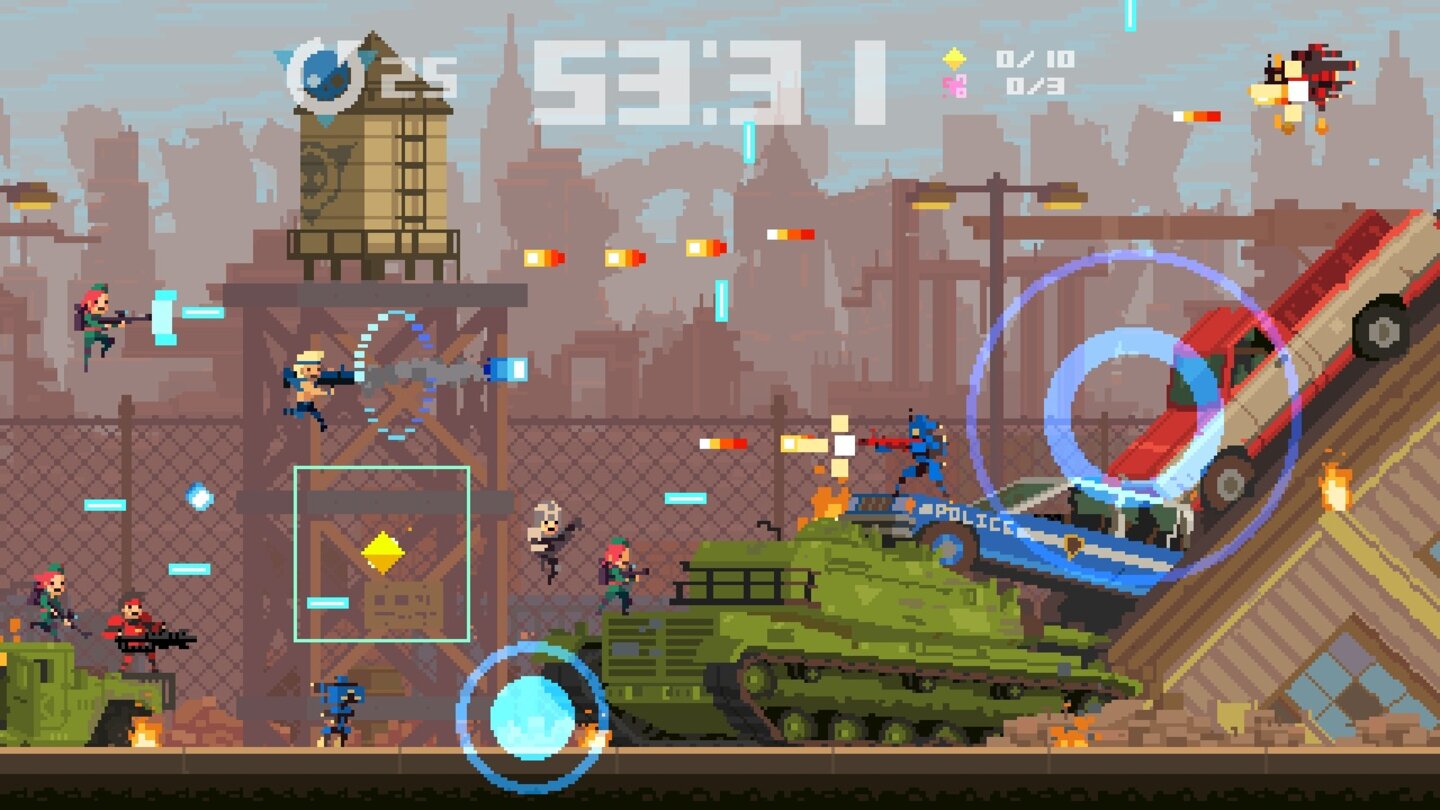 Super Time ForceZu Beginn verhindert die Super Time Force eine Alien Invasion und wird zu internationalen Helden.