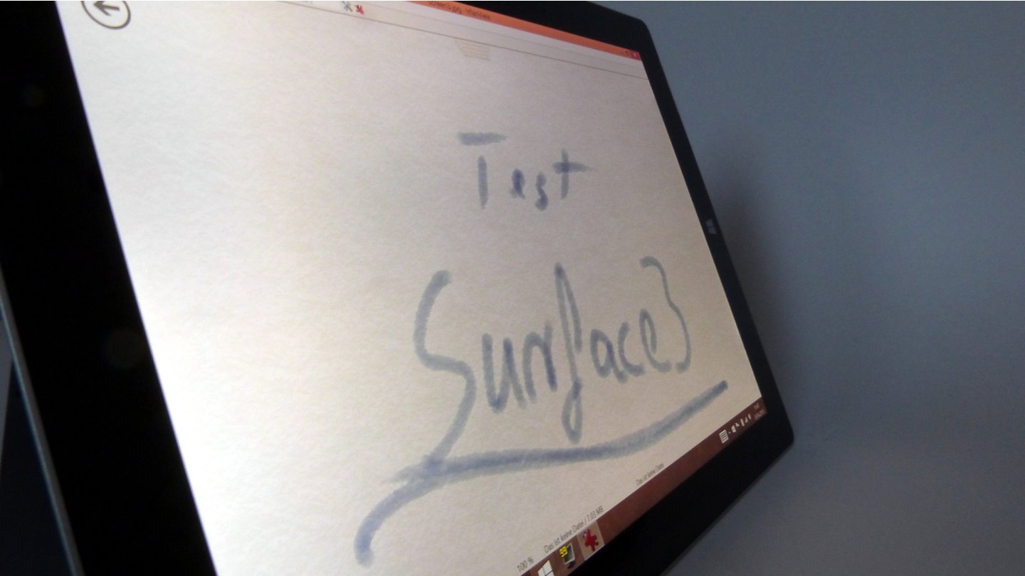 Surface 3 - Display: ausreichend hell