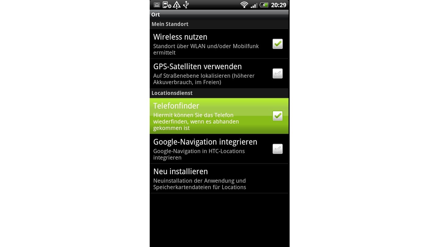 HTC Sense UI 3.0