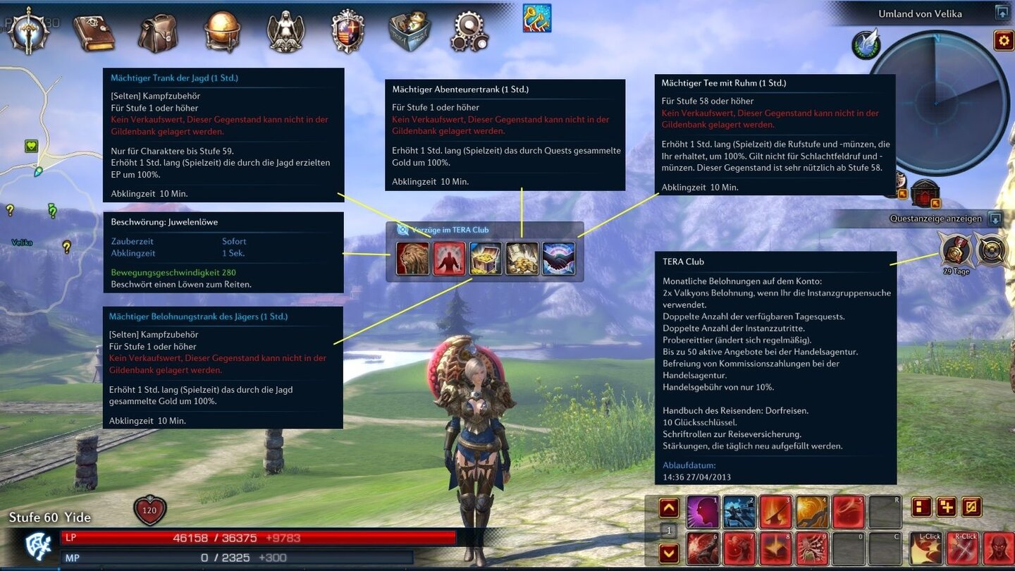 TERA: RisingStarter spielen umsonst, Veteranen haben den Altersbonus, und Clubmitglieder sind die neuen Abonnenten.