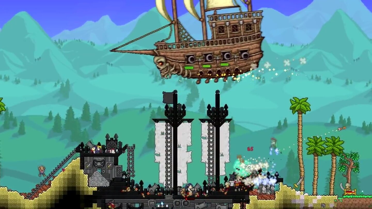 TerrariaAuch eine Pirateninvasion ist etwas, auf das man sich gründlich vorbereiten sollte.
