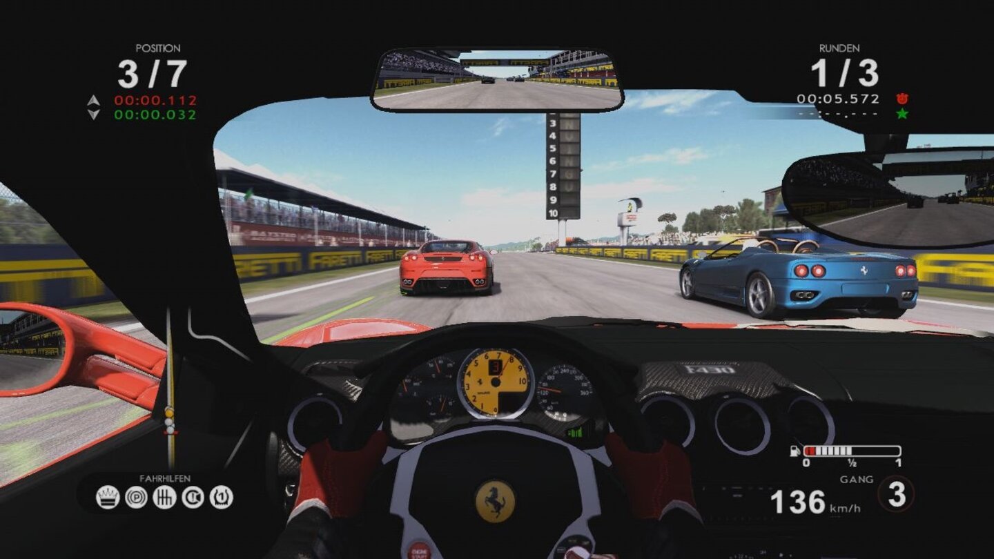 Test Drive: Ferrari Racing LegendsBeim Start heißt es: Schnell die beste Ausgangsposition sichern!
