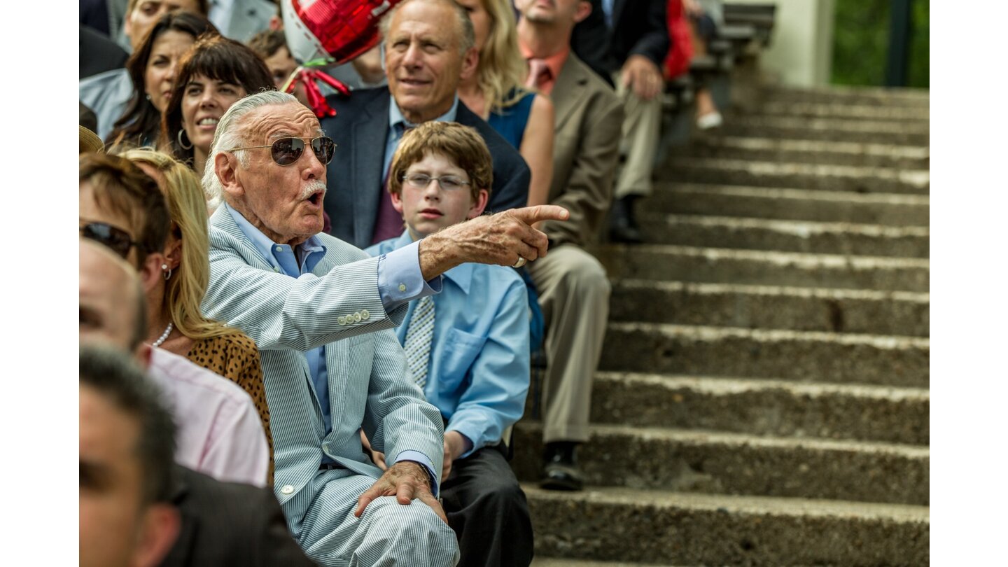 The Amazing Spider-Man 2 (Bilder: Sony Pictures)Auch Spider-Man-Erfinder Stan Lee bekommt natürlich wieder sein Cameo.