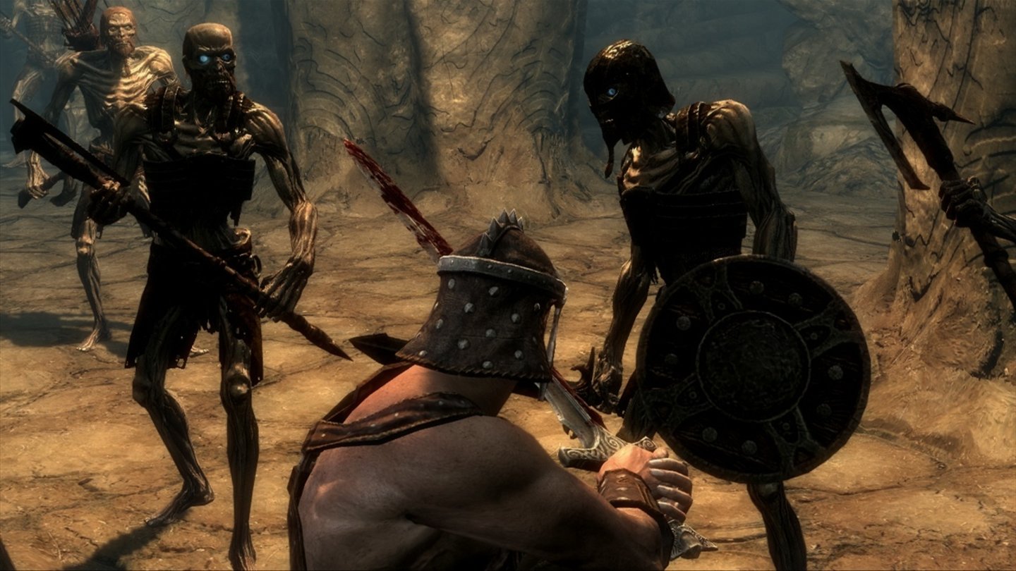 The Elder Scrolls 5: SkyrimDas Kampfsystem in Skyrim ist wesentlich freier und variantenreicher als in Oblivion.