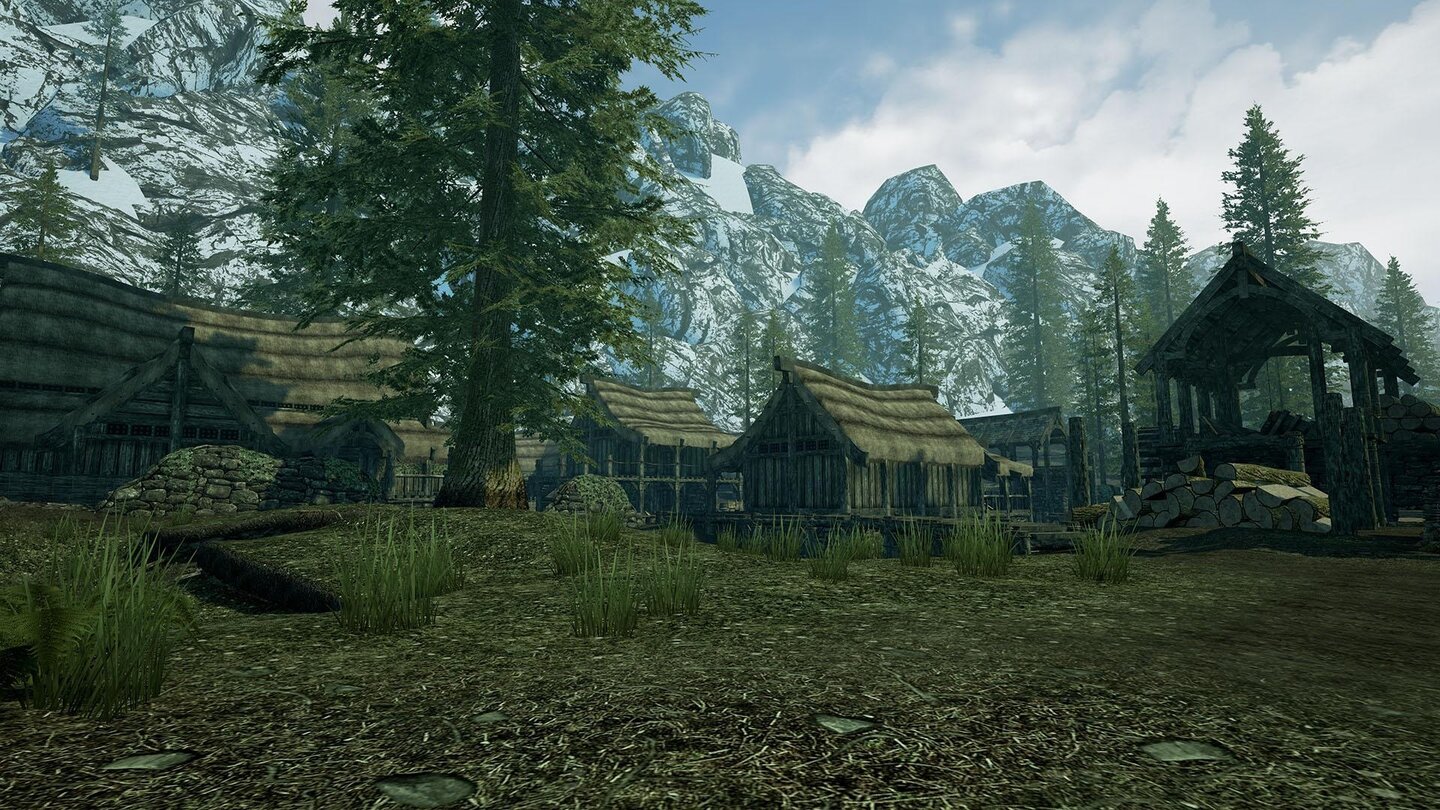 The Elder Scrolls 5: SkyrimScreenshots vom Nachbau Riverwoods mit der Unreal Engine 4