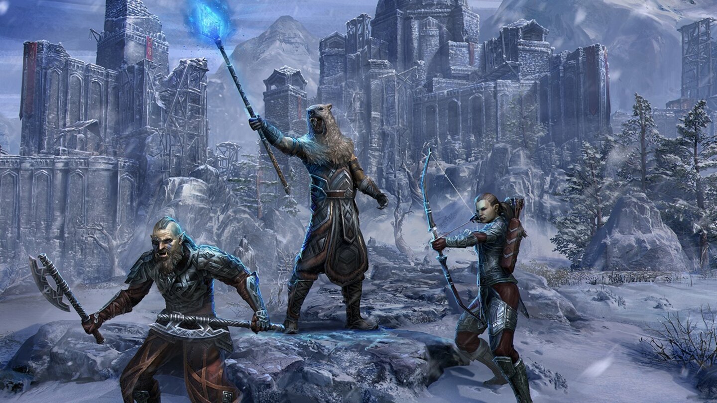 The Elder Scrolls Online: Orsinium DLCDer zweite DLC zum Online-Rollenspiel The Elder Scrolls Online entführt die Spieler nach Wrothgar, in die uralte, bergige Heimat der Orks.