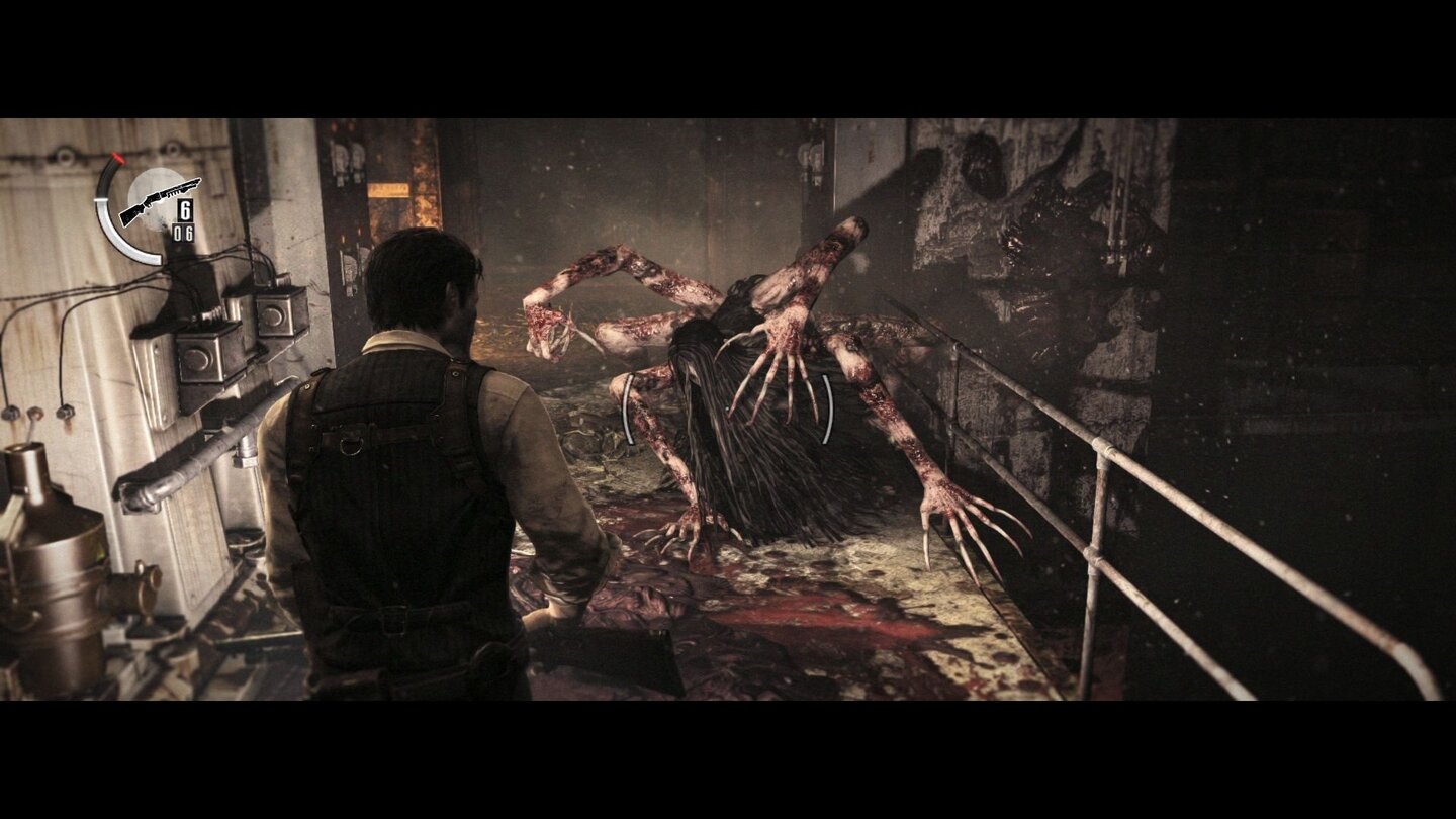 The Evil Within (PC)Dieses haarige Monster sieht nicht nur hässlich aus, sondern hält auch verdammt viel aus.