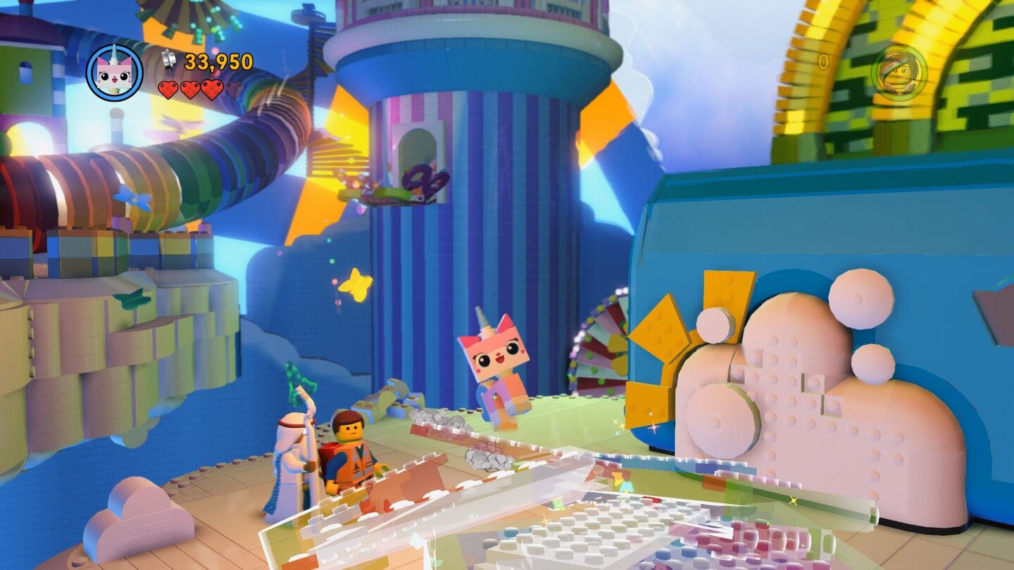 The LEGO Movie VideogameIn einem Wolkenland lernen wir Unikitty kennen, eine Mischung aus Katze und Einhorn. Süß! (Xbox One)