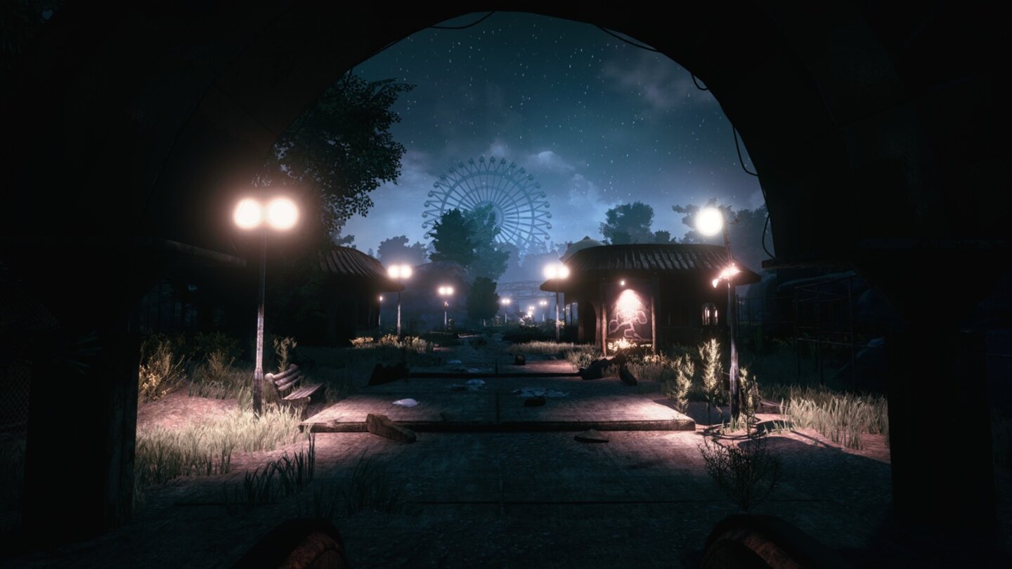The ParkDas Horror-Spiel spielt in einem alten, verlassenen Vergnügungspark.