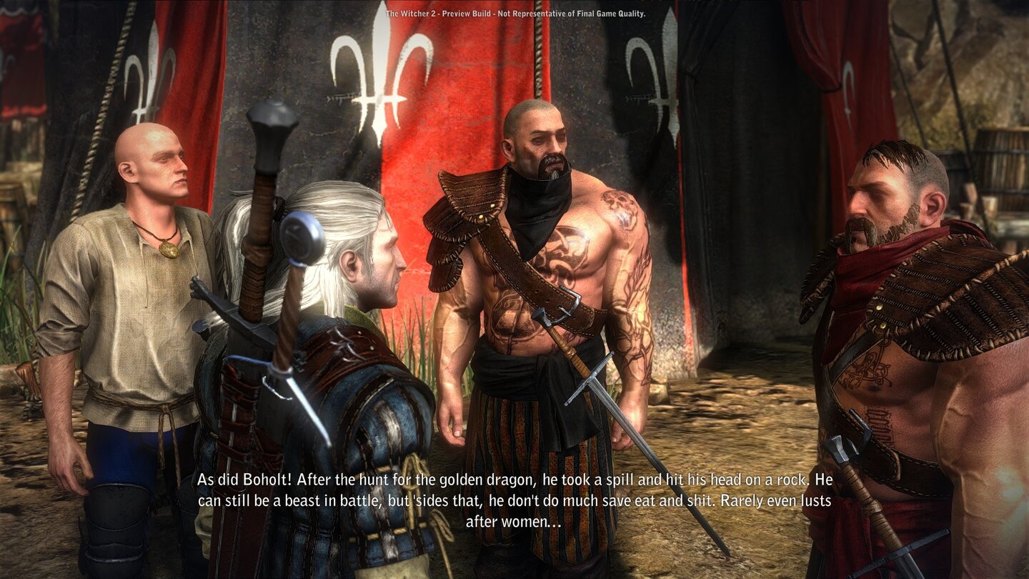 The Witcher 2: Assassins of KingsScreenshots aus der Preview-Version.