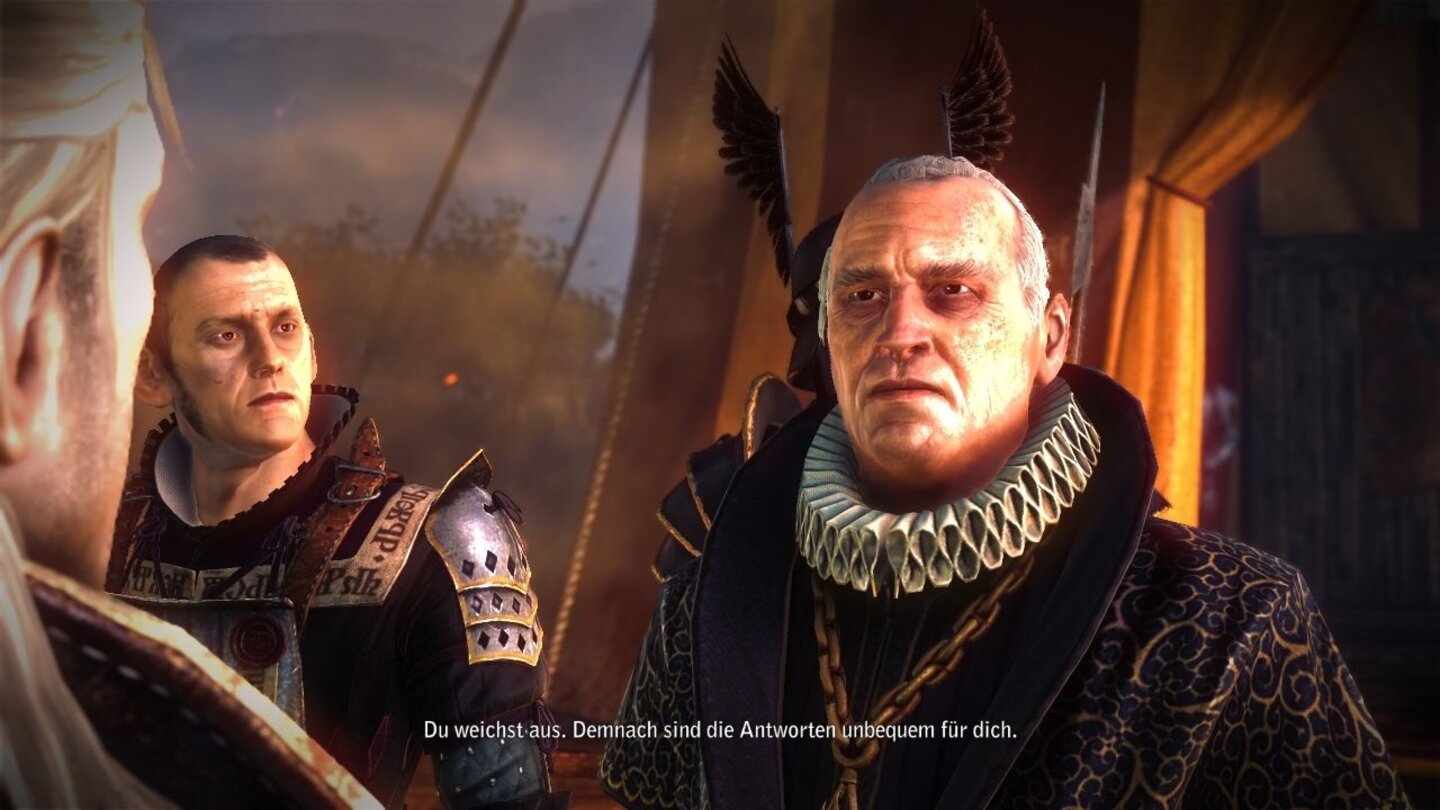 Shilard von Fitz-OesterlenDer Mann mit dem deutsch angehauchten Doppelnamen ist ein Abgesandter des Kaisers von Nilfgaard, des mächtigsten Herrschers der Witcher-Welt. Im Spielverlauf kreuzen sich die Wege von Geralt und Shilard mehrmals.