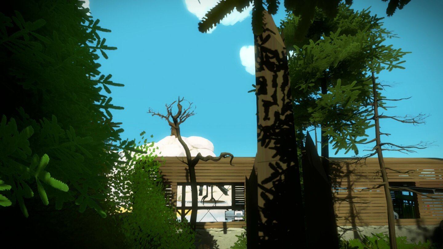 The WitnessWas ist das da am Baum? Wer auf seine Umgebung achtet, kommt in The Witness oft zum Erfolg.