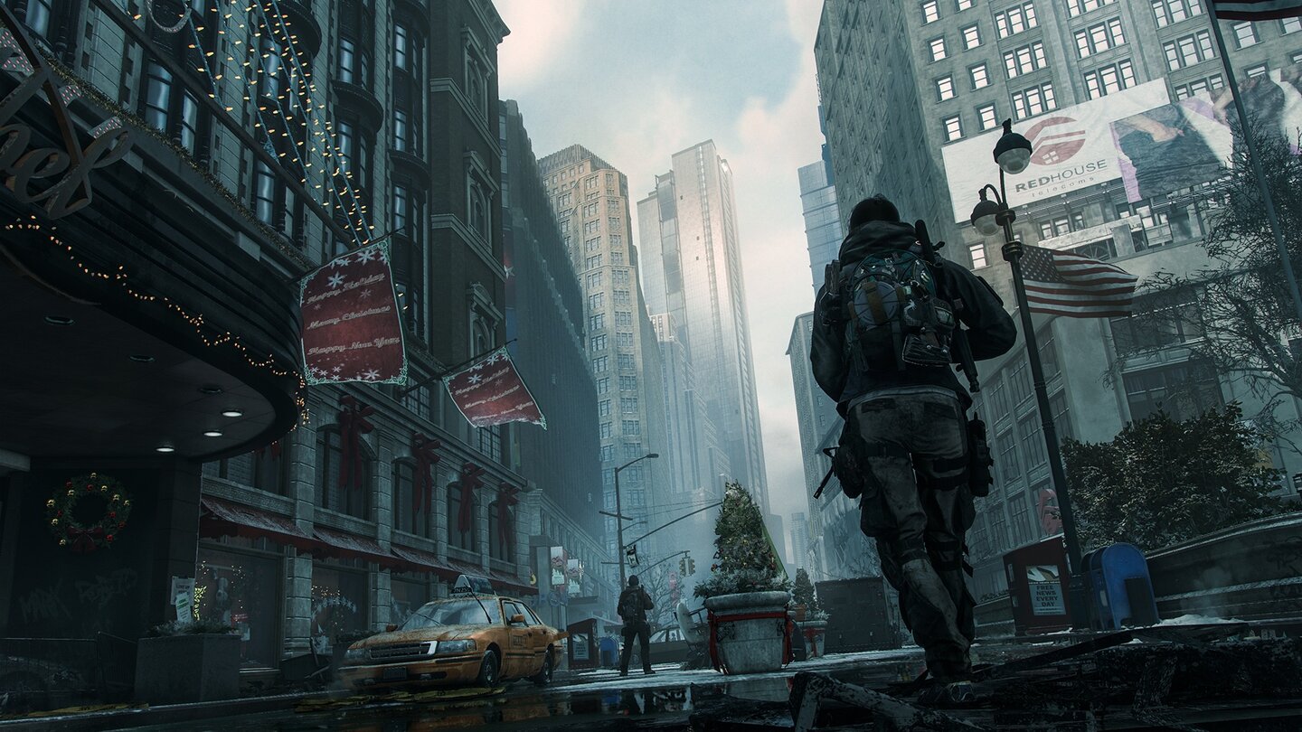 Tom Clancy’s The Division (2016)Als Endzeit-Soldat muss der Spieler im krisengeplagten Manhattan die Ordnung wiederherstellen. Der MMO-Shooter bietet Koopmissionen und rollenspielartige Charakterbildung, leidet anfangs aber unter trägen Schießereien.