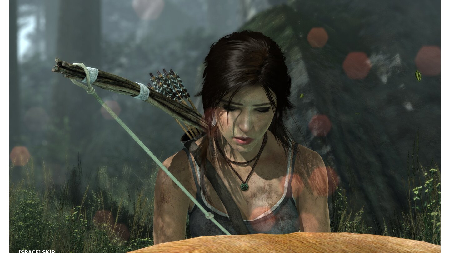 TressFX funktioniert auch mit Nvidia-Grafikkarten, zu Beginn lief Tomb Raider damit allerdings spürbar langsamer als mit AMD-Grafikkarten.