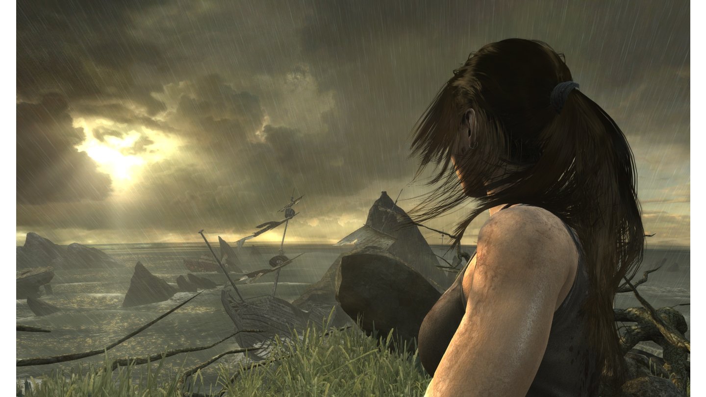Den Wind hat AMD ebenfalls bedacht, Lara's Haare werden davon verweht und fliegen umher, manchen Spieler finden den Effekt allerdings eher übertrieben als realistisch.