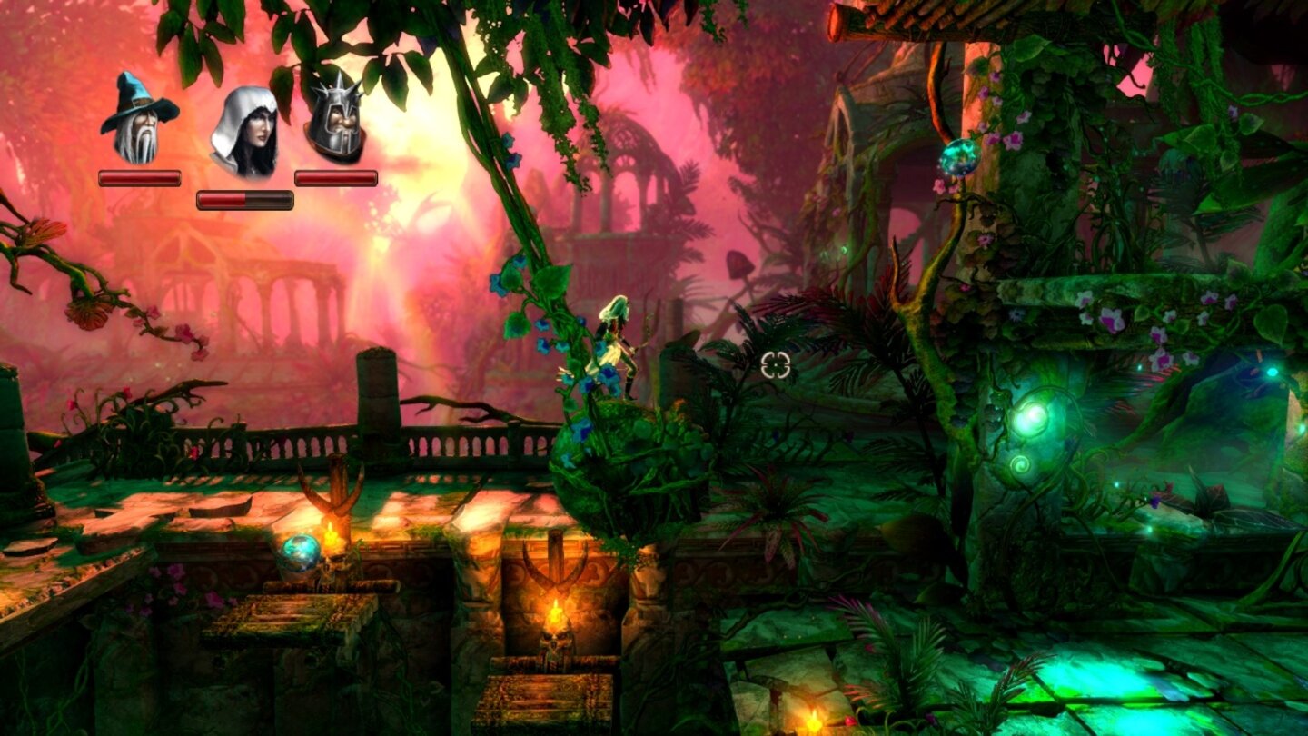 Trine 2Die Jump&Run-Passagen des Spiels sind Standardkost, machen aber trotzdem viel Spaß.