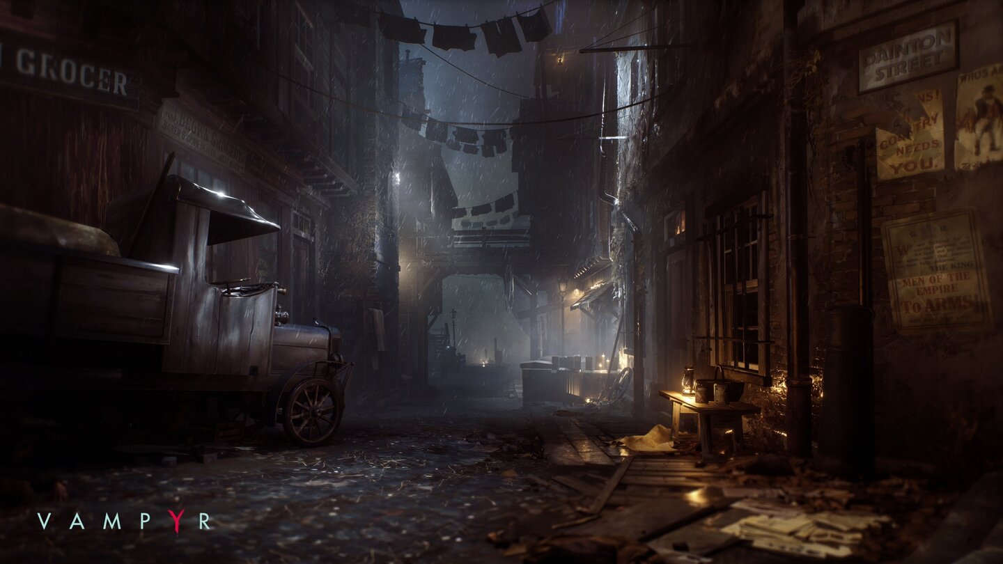 VampyrEin Schauplatz von Vampyr wird der Stadtteil Whitechapel sein, der vor allem als Jagdrevier von Jack the Ripper Berühmtheit erlangte.