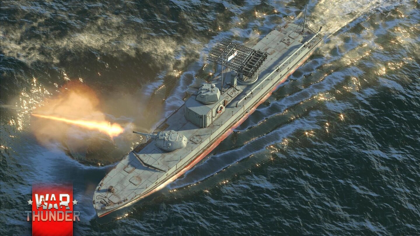 War Thunder - Screenshots aus den »Naval Battles«