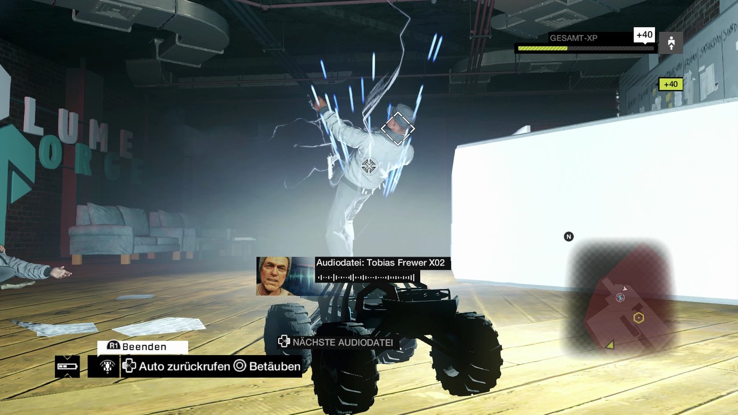 Watch Dogs - Screenshots aus dem DLC Bad Blood...oder betäuben Gegner mit einem Stromschlag.