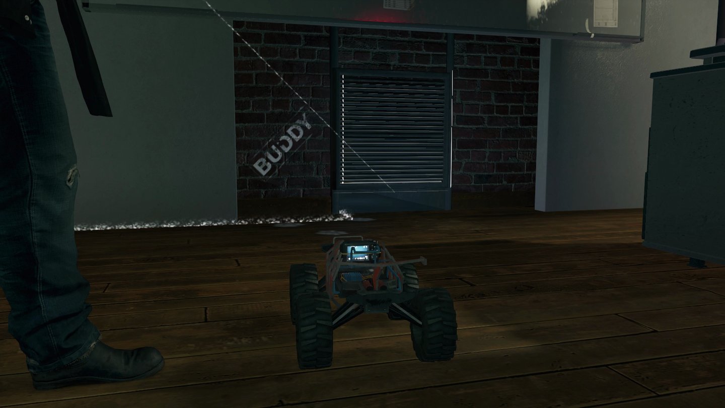 Watch Dogs - Screenshots aus dem DLC Bad BloodMit dem Ferngesteuerten Auto erkunden wir die Lage...
