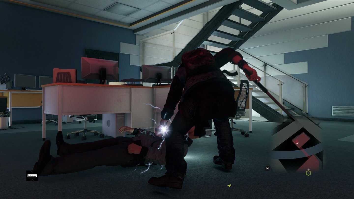 Watch Dogs - Screenshots aus dem DLC Bad BloodT-Bone bevorzugt Rohrzange und Taser als Nahkampfwaffen.
