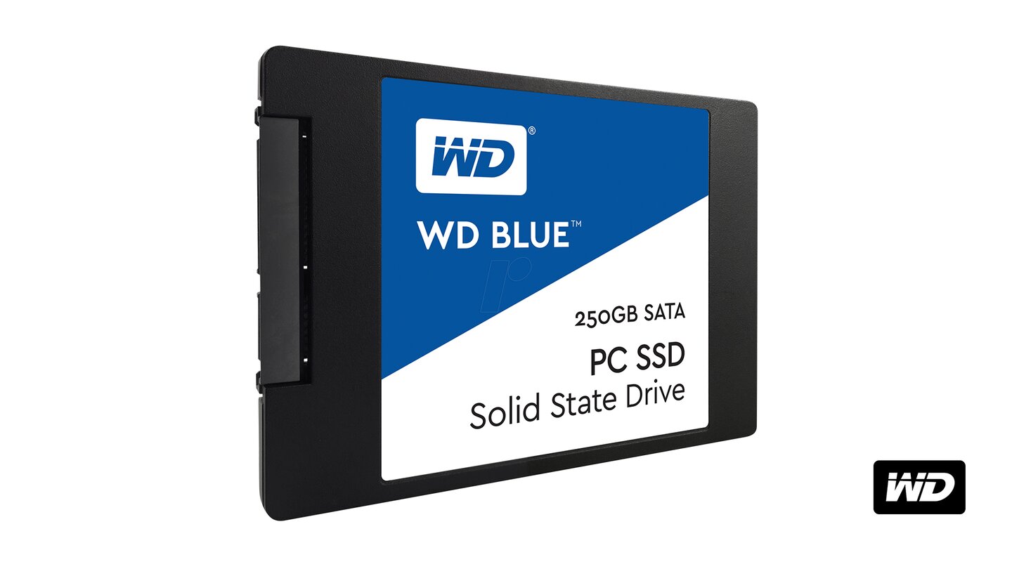 Windows 10 haben wir auf der 250 GB großen SSD WD Blue von Western Digital für kürzeste Ladezeiten vorinstalliert, damit ihr sofort loslegen könnt.