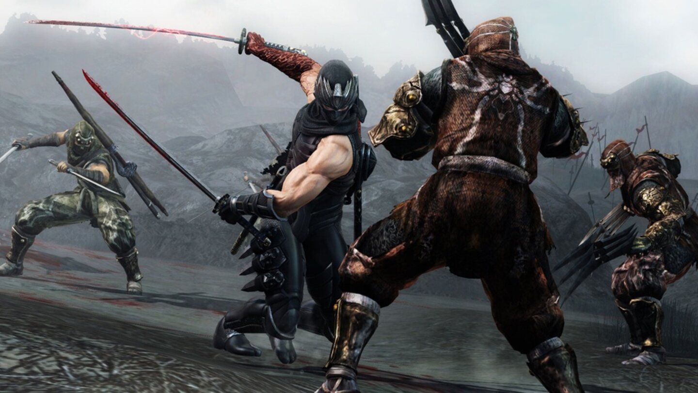 Ninja Gaiden 3 Razor’s EdgeDie Wii U-Fassung von Ninja Gaiden 3 Razor’S Edge erweitert das Spiel nicht nur um neue Gebiete und Gegner, sondern bietet auch mehrere neue Waffen und Kampfstile, um die feindlichen Horden zu erledigen. Außerdem können wir neben Ryu nun mit Ayane losziehen.