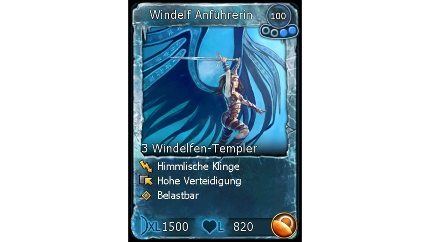 Battleforge - Frost-Deck: Windelf Anführerin