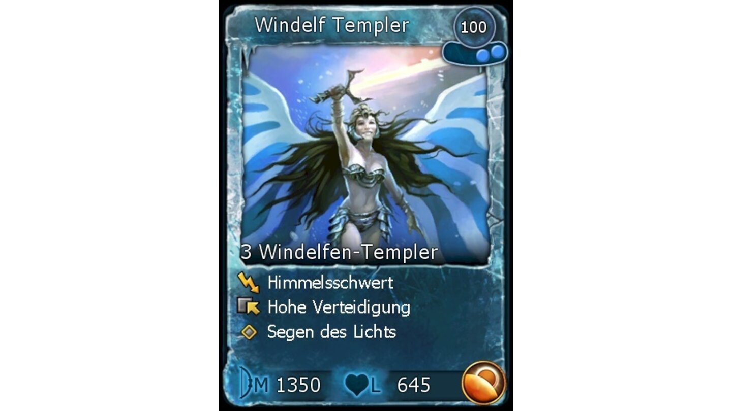 Battleforge - Frost-Deck: Windelf Templer