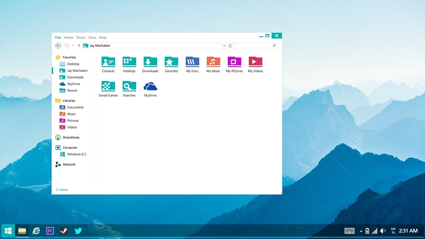 Windows 8.2 Design Ideen