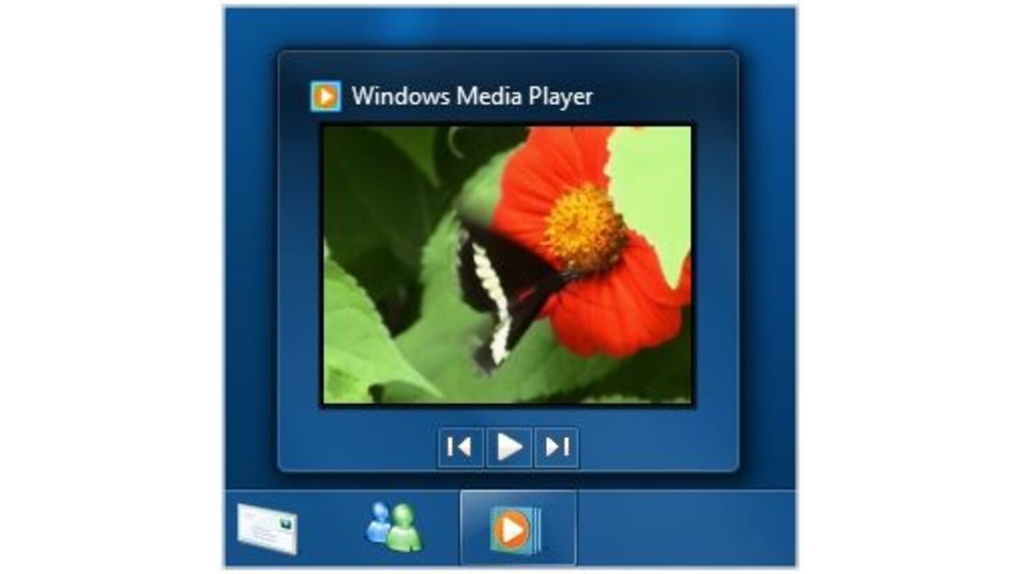 Windows Media Player - Taskbar Thumbnail